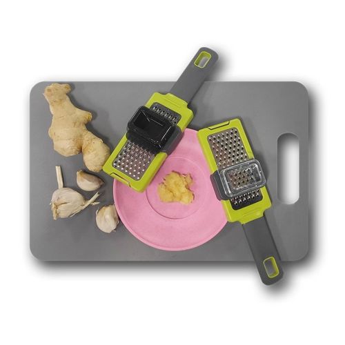 Ручна терка для часнику Functional Kitchen Gardget, Ручний кухонний подрібнювач, часничниця, подрібнювач-терка, давилка, прес, сиру шоколаду