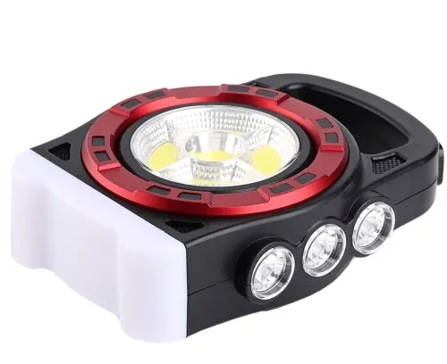 Переносний кемпінговий ліхтар Hurry Bolt HB-6678 20W з сонячною панеллю і функцією павербанка, акумуляторний LED прожектор лампа з Powerbank