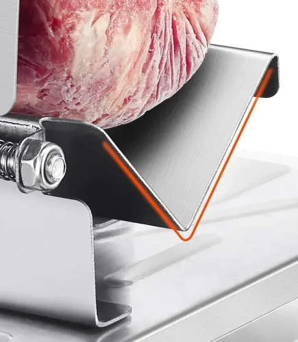 Ручний кухонний верстат ломтерезка Food Slicer LY - 38 слайсер для нарізки м'ясних, ковбасних і сирних виробів, верстат різак YK114 для замороженого м'яса