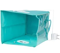 Складаний органайзер кошик Closet Caddy Box з жорстким піддоном для зберігання речей і постільної білизни з кріпленням, Контейнер для одягу Синій
