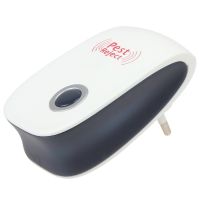 Ультразвуковой отпугиватель насекомых и грызунов Electronic Pest Reject Repeller устройство для уничтожения мышей тараканов, комаров прибор в розетку