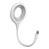 Гнучка світлодіодна USB лампа S-Link LK - 50 від Power Bank 5W з голосовим управлінням, Юсб 24 LED підсвічування-лампа світильник від повербанка Білий