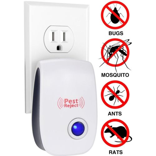 Ультразвуковой отпугиватель насекомых и грызунов Electronic Pest Reject Repeller устройство для уничтожения мышей тараканов, комаров прибор в розетку