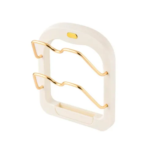 Настінний тримач для кришок Kitchen Pot Cover Rack, Підставка органайзер сушарка для 2 кришок каструль на стіну, Навісний стелаж для кришок
