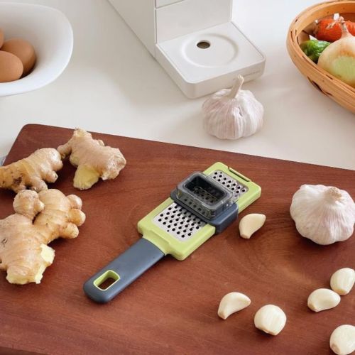 Ручна терка для часнику Functional Kitchen Gardget, Ручний кухонний подрібнювач, часничниця, подрібнювач-терка, давилка, прес, сиру шоколаду