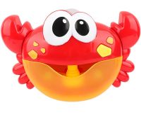 Краб дитяча іграшка для ванни Bubble Crab музична іграшка-генератор піни на присосках з мильними бульбашками, забавний краб-міхур на батарейках