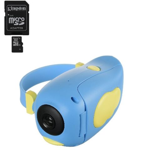 Дитяча відеокамера Smart Kids Video Camera DV-A100, Цифрова міні камера пташка з фото відео зйомкою, фотоапарат 2 " з творчою студією та іграми