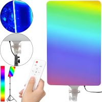 Світлодіодна прямокутна лампа Fill Light RGB LED LED PM-48 для студійної фото- і відеозйомки з пультом ДУ, Відеосвітло 44x29 см 14 режимів від мережі