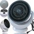 Электрический настольный тепловентилятор Air Circulator Fan H-556 с обдувом теплого и холодного воздуха, Напольный обогреватель вентилятор 2 режима