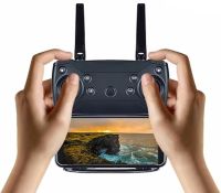 Професійний складаний квадрокоптер Rias Drone 2 E68 з Wi-fi камерою 720p і пультом ДУ, дрон коптер N18 wifi на радіокеруванні в кейсі Сірий