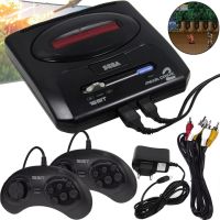 Ігрова відео приставка Sega Mega Drive 2 16bit 368 ігор з 2 бездротовими джойстиками, бездротова консоль Сега Мега Драйв для телевізора AV HDMI 
