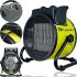 Теплова гармата Grunfeld GG1506-2 3000W 3 режими до 280 м3/год, Електричний підлоговий обігрівач тепловентилятор NF-002 3кВт від мережі Жовтий