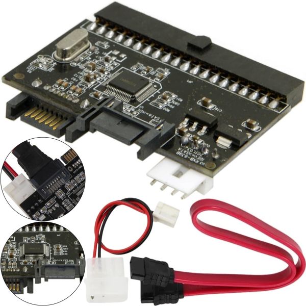 Перехідник SATA IDE 100/133 адаптер двосторонній SATA IDE 100/133 адаптер двосторонній