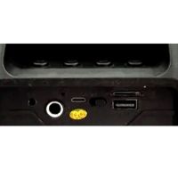 Портативна бездротова колонка валізу ESS-105 з Led підсвічуванням USB, SD, FM, AUX Bluetooth зі світломузикою акумуляторна музична, міні-валіза