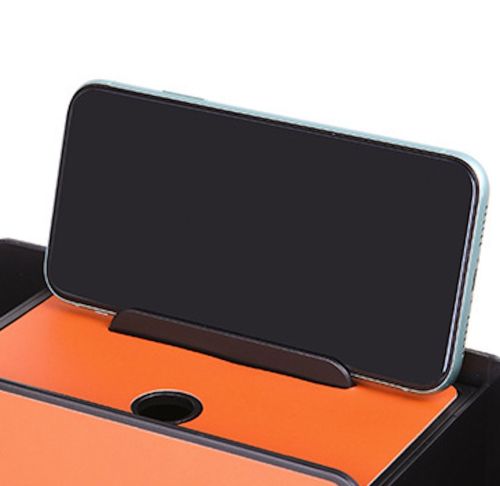 Автомобільний підвісний органайзер Seat Car Organiser SN-008 для зберігання дрібниць з тримачем для телефону на підголівник, Ящик на сидіння машини