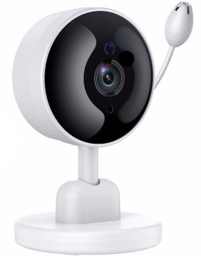 Розумна відеоняня камера відеоспостереження Smart Sricam SP027 2MP з гнучким кріпленням і WI-FI IP двостороннім зв'язком, поворотна радіоняня Tuya