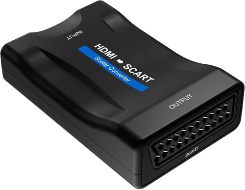 Конвертер видео Scaler Converter H70 HDMI на SCART адаптер переходник для преобразования цифрового сигнала в аналоговый, видеоконвертер 1080p DC 5В
