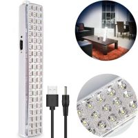 Аварійний Світлодіодний світильник прожектор KOHJ KD-715 6W 63 LED SMD 63 діода 516 Lm 6000K, Аварійна акумуляторна світлодіодна LED лампа від USB