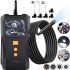 Гибкая камера эндоскоп Industrial Endoscope P230 8 мм 2 дюйма цифровой бороскоп с кабелем 5 м подсветкой и экраном для диагностики на батарейках