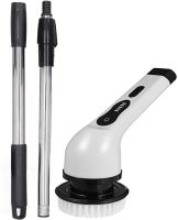 Беспроводная щетка Electric Cleaning Brush JY-6010 9в1 с насадками для влажной уборки, Аккумуляторная электрощетка ECB-888 с телескопической ручкой