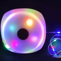 Уличная аккумуляторная гирлянда с лампой RGB X-Balog CH-515 10 метров, Туристический светильник фонарь с гирляндой Camping light KXK-828 USB Мультицвет