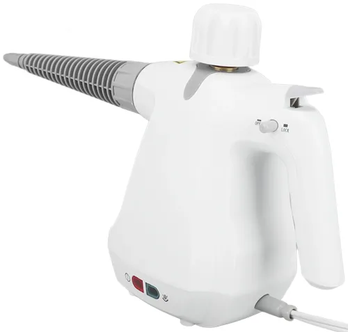 Вертикальний ручний паровий відпарювач Steam Cleaner TB958 з 6 насадками для прибирання, Пароочисник парогенератор Тобі DF-958 350мл від мережі
