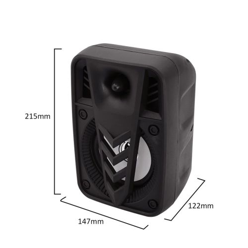 Портативна бездротова колонка валізу ESS-105 з Led підсвічуванням USB, SD, FM, AUX Bluetooth зі світломузикою акумуляторна музична, міні-валіза