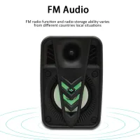 Портативна бездротова колонка валізу ESS-105 з Led підсвічуванням USB, SD, FM, AUX Bluetooth зі світломузикою акумуляторна музична, міні-валіза