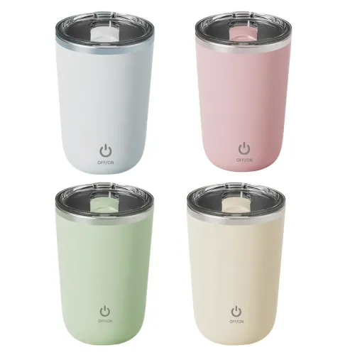 Автоматична чашка мішалка Magnetic Self Stirring Coffee mugs 350 мл з міксером для розмішування кави Термокружка з автосмешиванием YOUZI з кришкою