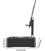 Держатель подставка для телефона с колонкой Microphone speaker set AND K18-2 Беспроводная Bluetooth колонка с держателем и 2 микрофонами для караоке