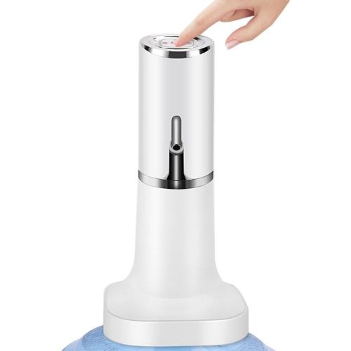 Автоматична помпа диспенсер для пляшки питної води Water Dispenser XL-145 Біла, акумуляторний електричний насос дозатор на бутель кулера