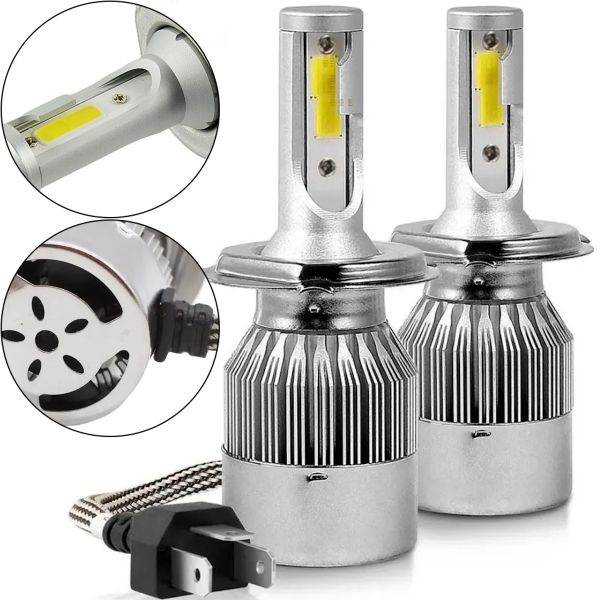 Комплект світлодіодних автомобільних LED ламп C6 H4 30W