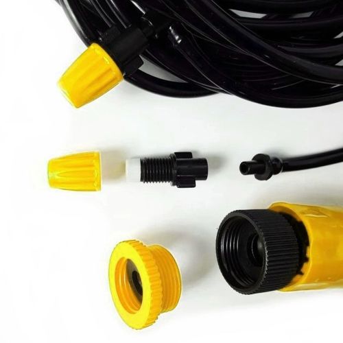 Садовий туманоутворювач 10 м Patio Mist Mistcooling Kit BD - 182 автоматична система крапельного поливу, зрошувальна система, автополив Muciakie