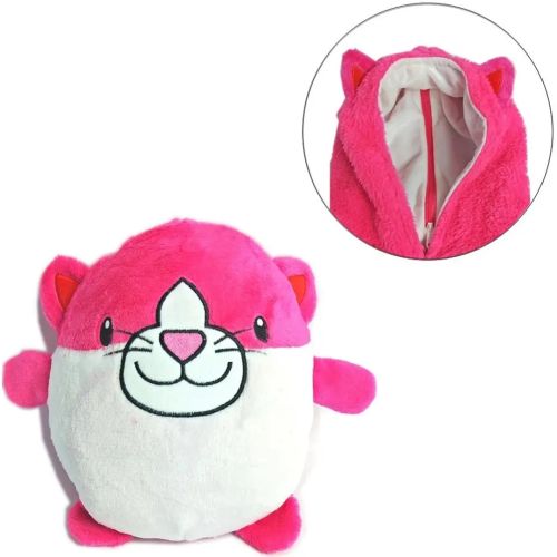 Подушка худі для дітей Huggle Pets Hoodie 2 в 1 плед-кофта до 140 см, іграшка трансформер з капюшоном, дитяча толстовка, іграшка-худі з рукавами 