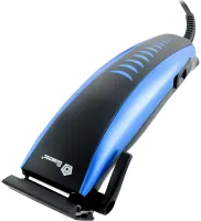 Провідна машинка для стрижки волосся Domotec MS-3302 12W професійний тример для окантовки бороди і вусів від мережі зі змінними насадками Синій