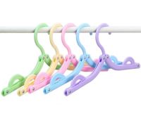 Складная пластиковая вешалка плечики трансформер Plastic Drying Rack FM-14 1 шт для хранения сушки одежды Складные тремпеля для вещей и обуви в шкафу