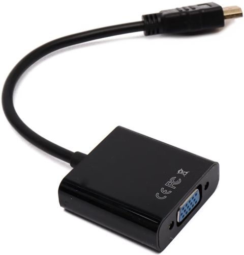 Конвертер HDMI на VGA универсальный видеокабель, адаптер переходник для преобразования сигнала, аудио вход 3.5 mm Converter 1080P USB 34103