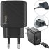 Мережевий зарядний пристрій зарядка Hoco CS22A PD30W на один порт Type-C USB-C, Адаптер живлення блок Хоко для швидкої зарядки телефону Чорний