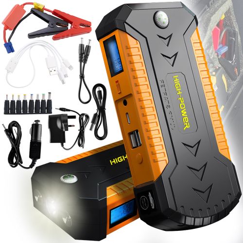 Автомобильное пускозарядное устройство Jump Starter JS19D 12V 88000 мАч автомобильный стартер и Powerbank с дисплеем для зарядки аккумулятора авто
