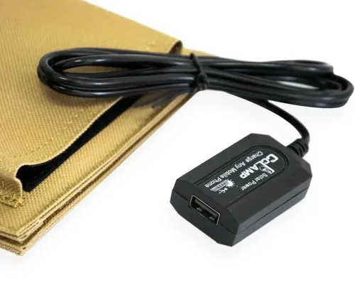 Складна сонячна панель батарея Solar Panel CCLamp CL-670 7W з USB виходом для зарядки телефону, Портативна зарядна станція трансформер від сонця