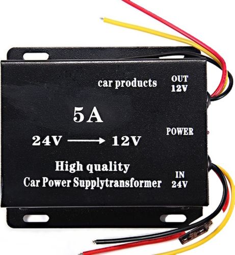 Перетворювач авто інвертор DC/DC 24V-12V 5A GS-D5A 60W