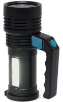 Аккумуляторный ручной фонарик X-Balog BL-8205 светодиодный переносной LED светильник 1200 mAH портативный фонарь прожектор 4 режима USB BK-899