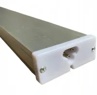 Світлодіодна стельова лампа з лінзами Tube Light T10 120 см 6500K електричний модульний світильник ліхтар на стіну SMD 36W від мережі 220V Біла