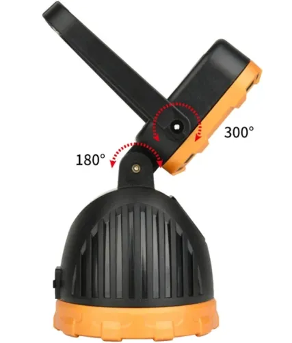 Акумуляторний ручний LED ліхтарик лампа Solar Hi Sheen HS-8033 з сонячною панеллю і ручкою 81COB, переносний світлодіодний ліхтар Power Bank від USB