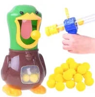Детский игровой набор стрельба по уткам Duck Shooting 200-1A с 12 мягкими мячиками Домашний тир Hit Me пистолет ружье для стрельбы по утке для детей