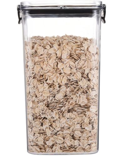 Набір контейнерів для сипучих Food Storage Container Set 7 ємностей, прозорі органайзери, баночки для зберігання харчових продуктів, круп з кришками