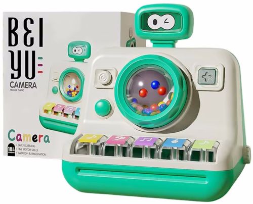 Дитяче іграшкове піаніно Montessori MSS-011 зі світловими і звуковими ефектами, електронний синтезатор Beiyu з імітацією спалаху камери для дітей