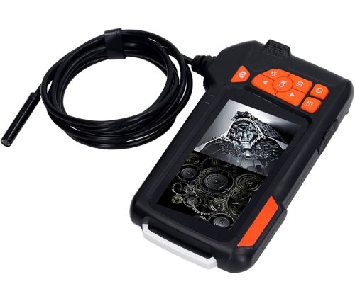 Акумуляторна гнучка камера ендоскоп Inskam Endoscope M40 5.5мм 4.3 дюйма цифровий бороскоп з кабелем 2 м підсвічуванням і монітором для діагностики