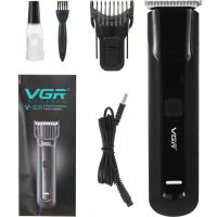 Мужская машинка для стрижки волос и бороды VGR V-928 беспроводной аккумуляторный триммер, электробритва с телескопической насадкой под ноль USB V928