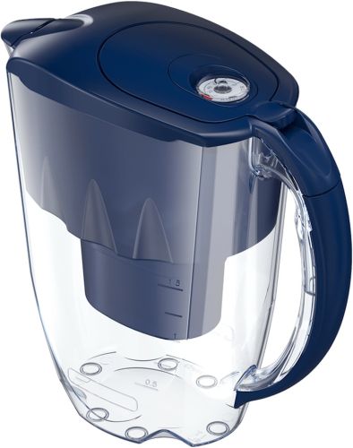 Фільтр-глечик Aquaphor Jasper 2.8 л водоочисник глечик для очищення водопровідної води, система фільтрації зі змінним модулем Аквафор Джаспер Синій